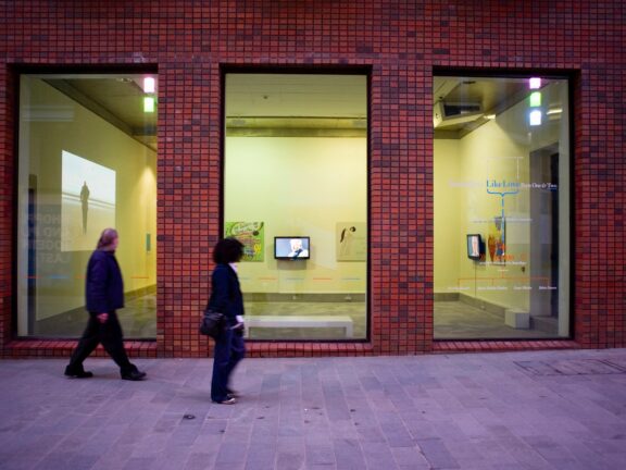 Like Love - Part 2 (2010). Street view of the exhibition by Sonia Boyce.