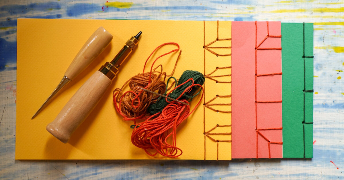 Bluecoat Japanese Stab Stitch Bookbinding