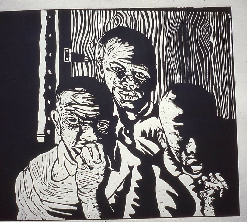 Black Art: Plotting the Course (1989). Work by Carol Hughes.