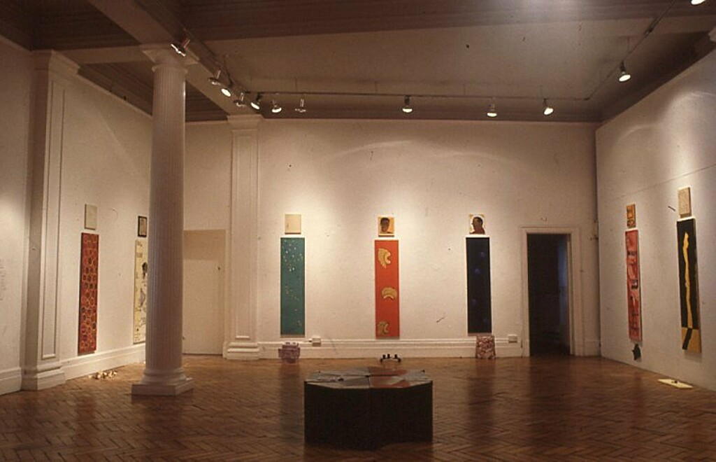 seen/unseen (1994). Work by Lubaina Himid.