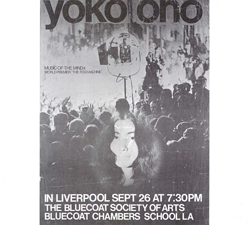 Poster for Yoko Ono performance