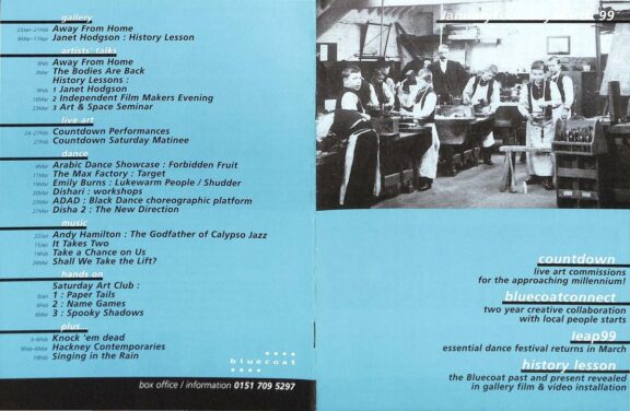 January - March 1999 Events Brochure