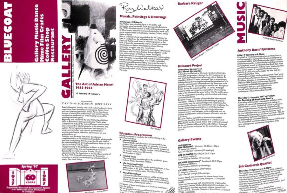 Spring 1987 Events Brochure