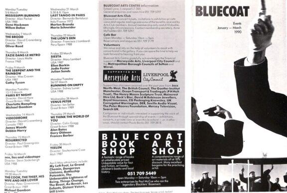January - March 1990 Events Brochure