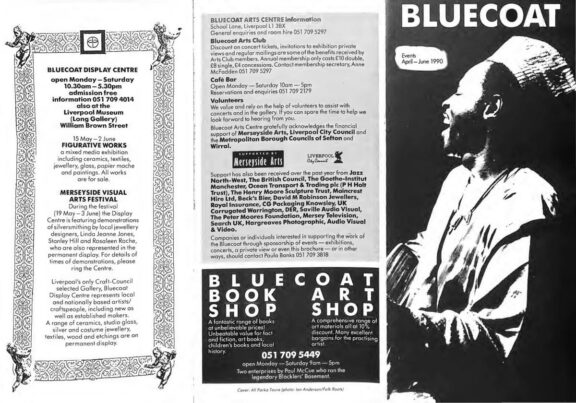 April - June 1990 Events Brochure