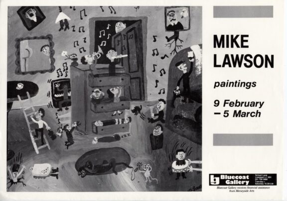 Poster for Mike Lawson exhibition