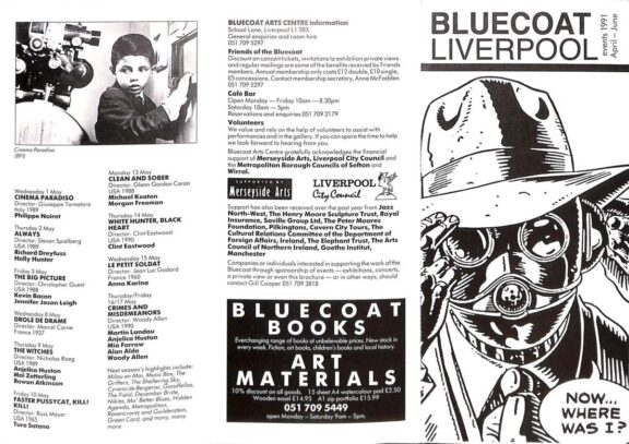 April - June 1991 Events Brochure