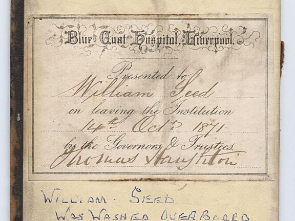 The Bible of Blue Coat School Pupil, William Seed