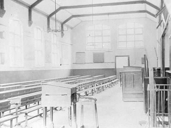 Blue Coat school classroom
