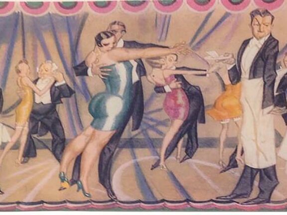 Sandon cabaret design by George Harris
