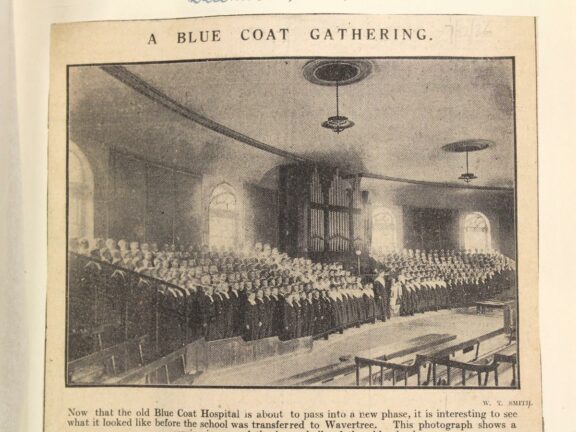 Article on Bluecoat in the Liverpool Post, 1926