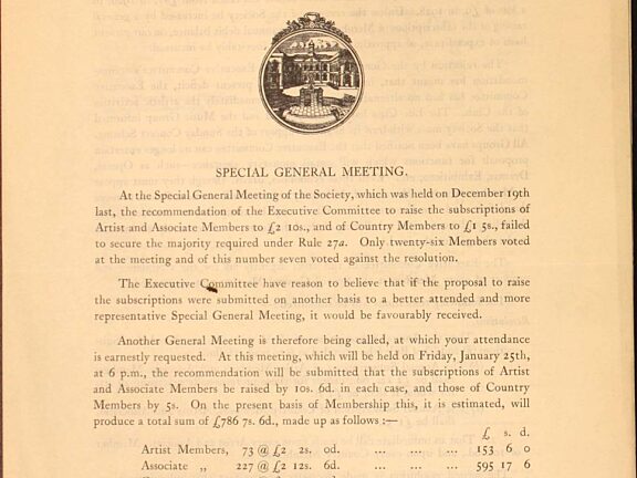 1929 Special General Meeting. Liverpool Record Office, Liverpool Libraries, reference: 367 SAN/1/1.