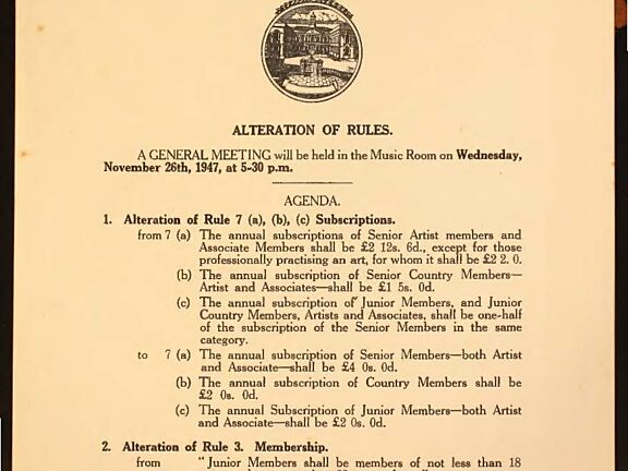 Sandon Studios Society meeting notice