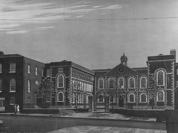 Sir Peter Shepheard, rendering for restoration