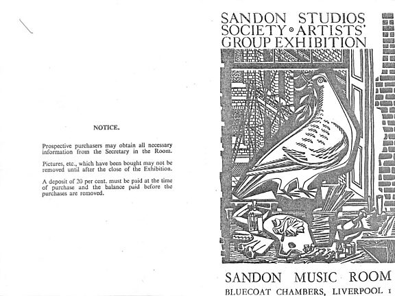 Sandon Studios Society exhibition of paintings, drawings, engravings and sculpture
