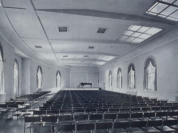 Concert Hall post-war restoration