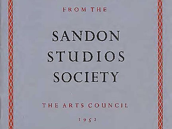 Catalogue from the exhibition, Merseyside Artists from the Sandon Studios Society