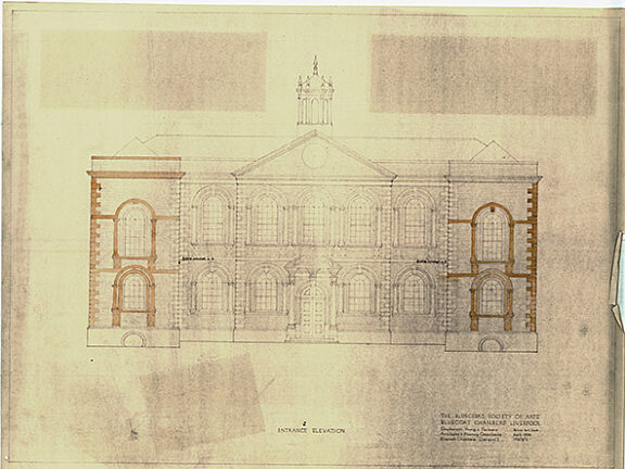 1956 Front Elevation drawing
