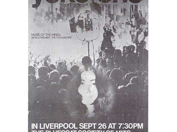 Poster for Yoko Ono performance