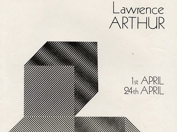 Poster for Lawrence Arthur exhibition