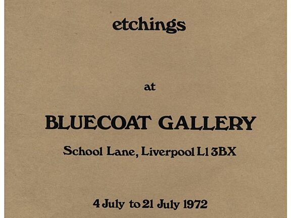 Poster for Bruce Onobrakpeya exhibition