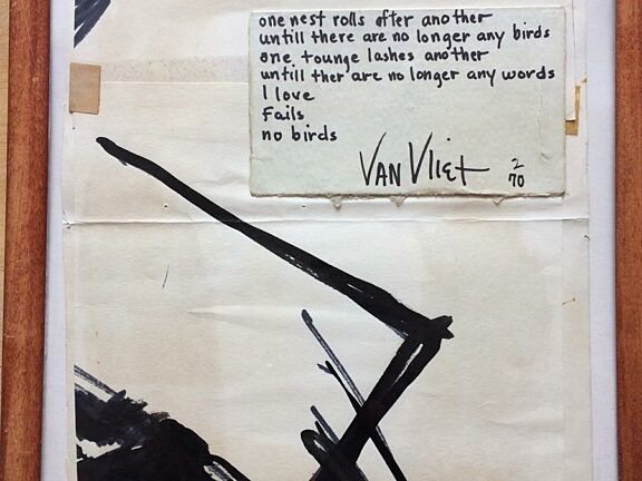 Captain Beefheart exhibition artwork for poster
