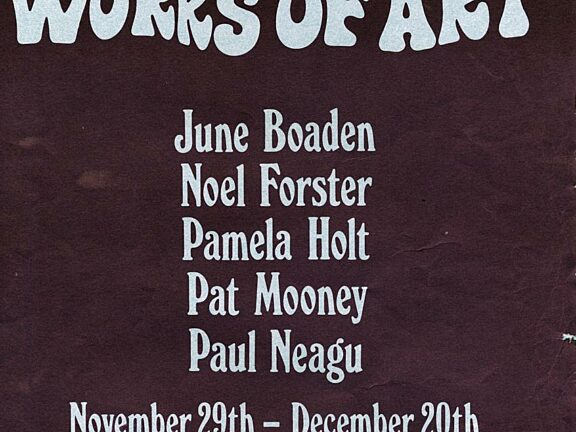 Poster for Exhibition of Hanging Works of Art