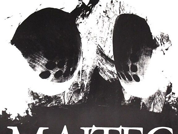 Poster for Ovidu Maitec sculpture exhibition