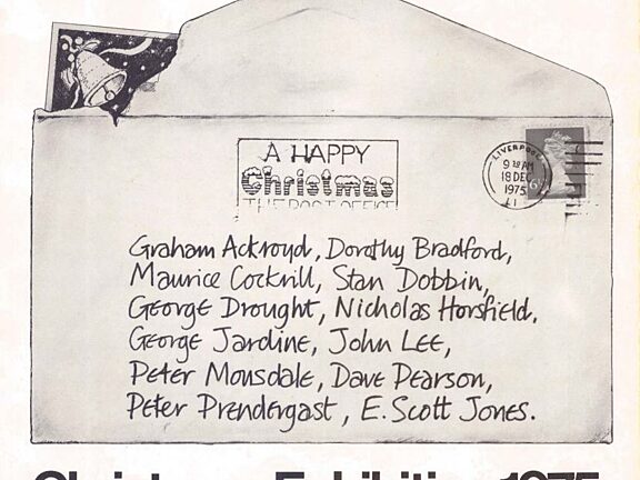 Poster for Bluecoat Christmas Exhibition, 1975