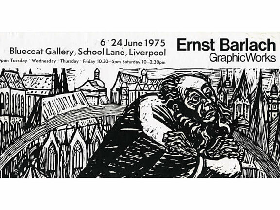 Poster for Ernst Barlach Graphic Works Exhibition