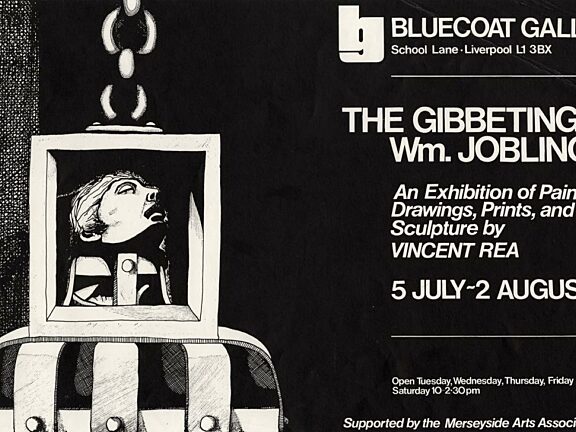 Poster for exhibition, The Gibbeting of Wm Jobling