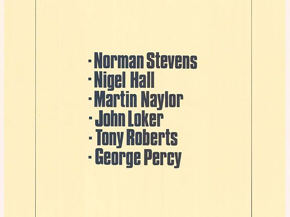 Poster for Drawings exhibition