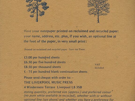 Bluecoat Bazaar 1977 Flyer 02