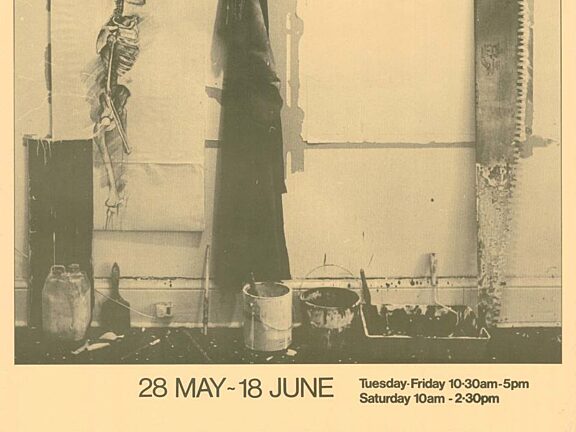 Poster for exhibition, John Devane and John Monks: Recent Paintings