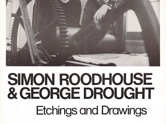 Poster for Simon Roodhouse and George Drought exhibition