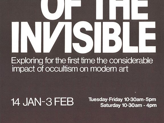 Poster for Art of The Invisible exhibition