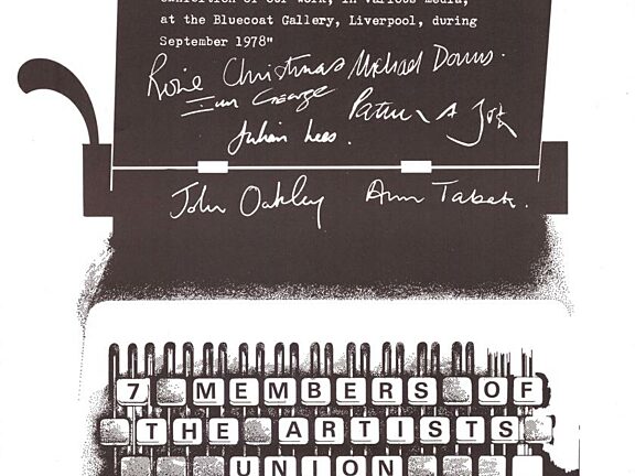 Poster for Artists Union exhibition