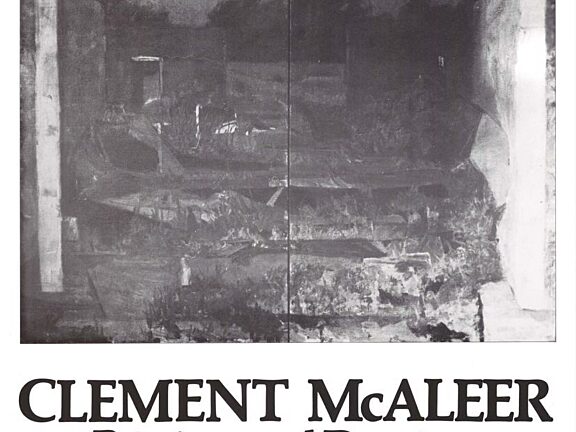 Poster for Clement McAleer exhibition