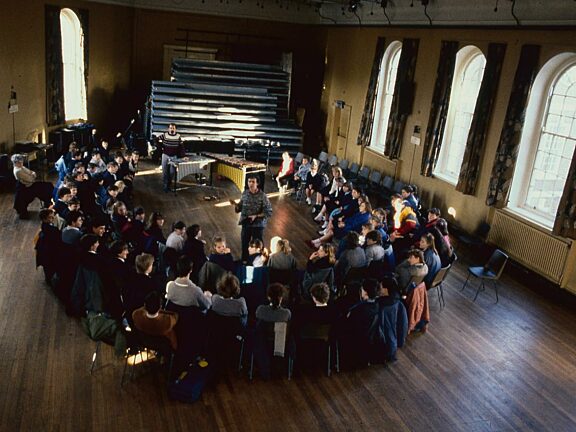 Schools music workshop in the Concert Hall