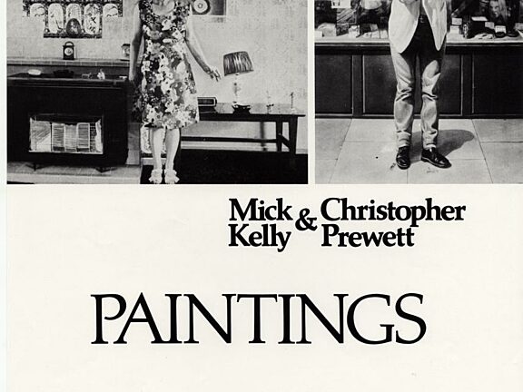 Poster for Mick Kelly and Chris Prewett, Paintings exhibition
