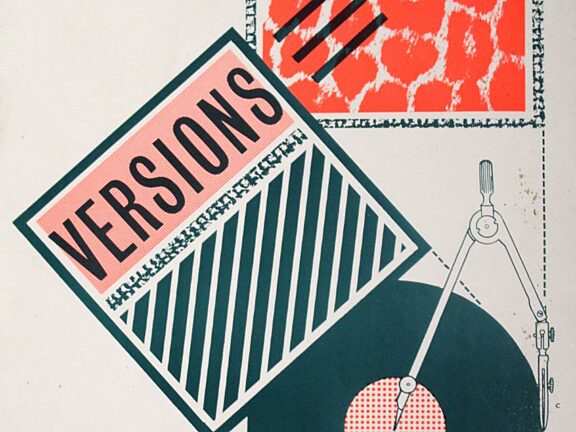 Poster for Cover Versions exhibition at Southampton Art Gallery