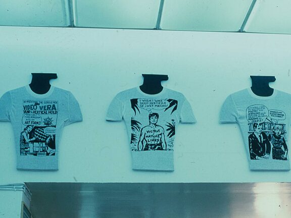 Graphic Rap exhibition: Biff T-shirts