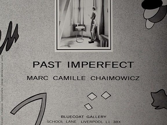 Poster for Marc Camille Chaimowicz exhibition, Past Imperfect