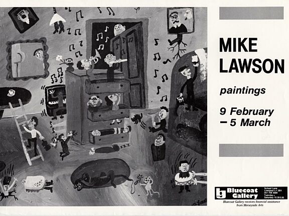 Poster for Mike Lawson exhibition