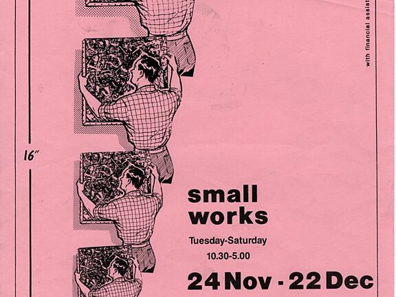 Poster for Small Works exhibition