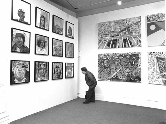 John Hyatt's paintings in the exhibition, Connections