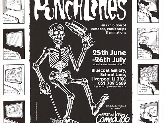 Poster for Punchlines exhibition
