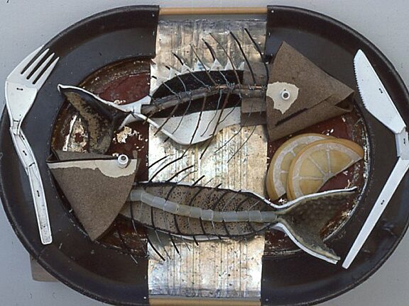 Sculpture 1975 to 1985 Fish Dish, Tony Hayward