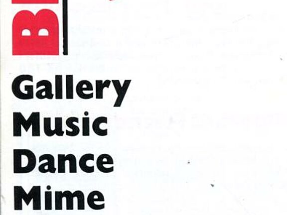 Spring 1986 Events Brochure