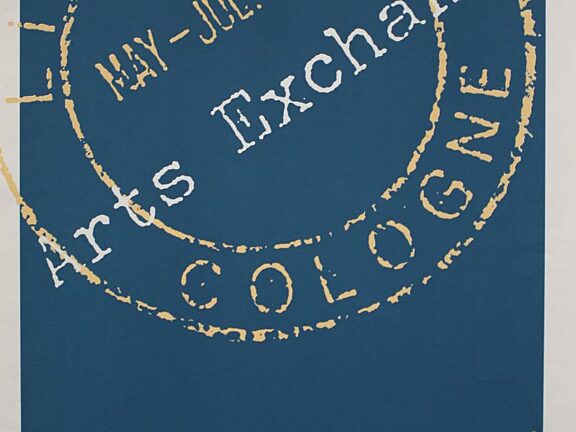 Poster for Liverpool/Cologne Arts Exchange exhibition at the Walker Art Gallery